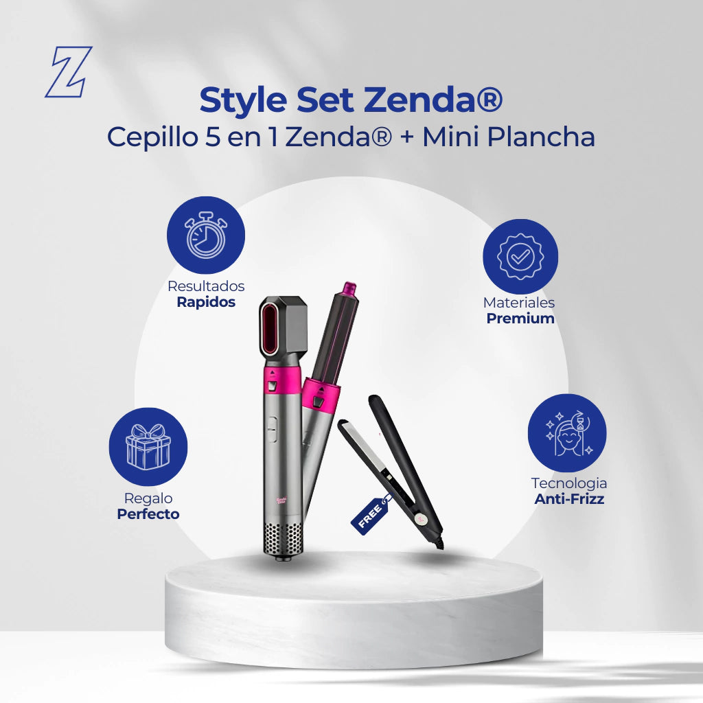 STYLE SET REYES Cepillo 5 en 1